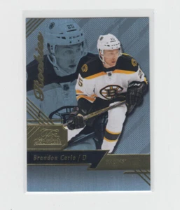 16/17 Fleer Showcase Boston Bruins Brandon Carlo Flair RC card R0 S47 - Picture 1 of 2