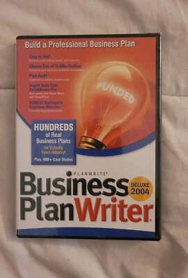 Planwright Business Plan Writer Software Deluxe 2004 Brand New Sealed Nova - Image 1 of 4