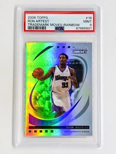 2006-07 Topps Trademark Moves Rainbow #18 Ron Artest/149 PSA 9 Kings - Imagen 1 de 2