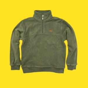 FILA True Retro Kids Quarter Zip Polar Fleece Jacket, Embroiedered Logo, S Age 8 - Picture 1 of 4