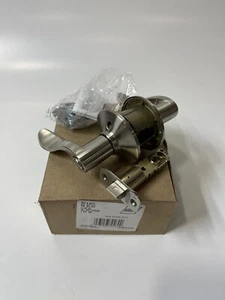 Schlage F40-ACC-619 Nickel Accent Privacy Door Lever Set NEW! Fast Shipping! - Picture 1 of 9