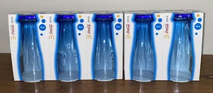 COCA COLA UPSIDE DOWN Glasses Set Of 5 Blue - 340ml - Picture 1 of 6