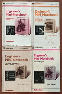 Zestaw 4 mini notebooków inżyniera ŁUCHER, shack radiowy - Zdjęcie 1 z 6