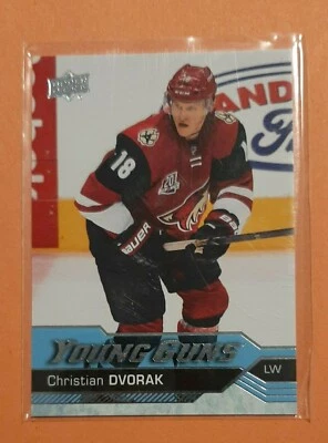 Christian Dvorak Rookie 2016/17 Young Guns UD Series 1 - Image 1 of 2