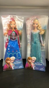 Mattel Disney Frozen Elsa and Anna of Arendelle Figures - Picture 1 of 5