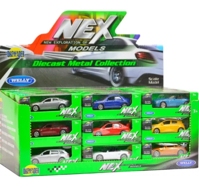 Metall Autos All World Modell Druckguss Spielzeug 1:60 Maßstab Welly Neu im Karton - Bild 1 von 2