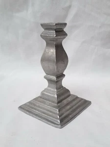 Collectible Vintage Wilton Heavy Pewter Candlestick Holder 6" Columbia PA Marked - Picture 1 of 8