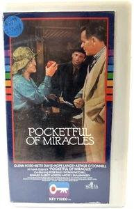 Rare Pocket Full of Miracles Betamax Beta Betacord Video Cassette Tape Hard Case - Imagen 1 de 4