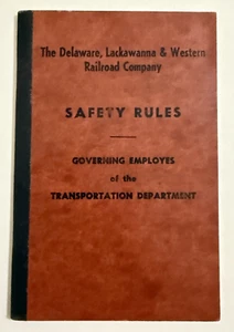 Delaware, Lackawanna & Western Railroad Co 1956 Safety Rules Book - Picture 1 of 8