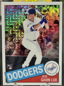 Gavin Lux Los Angeles Dodgers 2020 Topps Update 1985 Topps Chrome Silver Pack - Picture 1 of 2