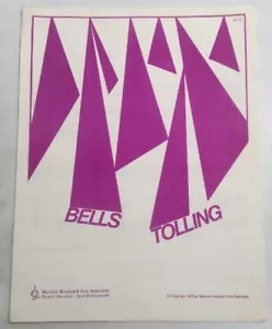 Bells Tolling 1976 Sheet Music National Keybord Arts Associates SheetNoteMusic - Picture 1 of 12