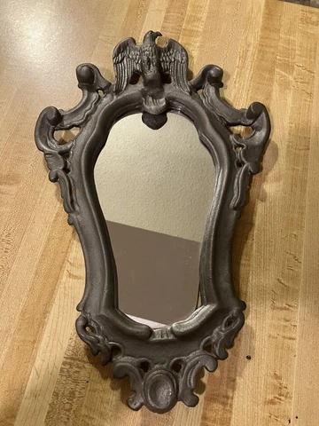 Cast Iron Eagle Federal Style Wall Mirror Made By Iron Art Co Awesome Cover
