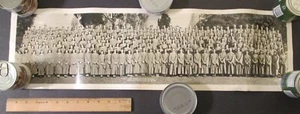 LOS ANGELES HIGH SCHOOL CLASS OF 1944 PANORAMIC PHOTO 28” x 8” by Weaver, L.A. - Picture 1 of 5