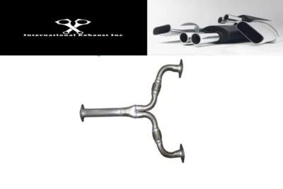 Ajuste: Infiniti FX35 2003-2008 3,5 L ajuste directo tubo flexible de escape tracción trasera Foto 1 de 4