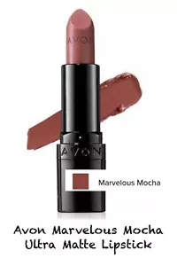 Avon Ultra Matte Lipstick MARVELOUS MOCHA - Picture 1 of 1