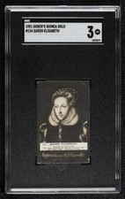 1894 Ogden's 'Guinea Gold' Cigarette Cards Tobacco Queen Elizabeth #124 SGC 3