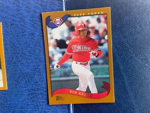 TOPPS BASEBALL 2002 PHILLIES ABREU 13  MINT - Bild 1 von 2