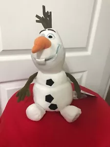 Disney Store RARE Frozen Olaf Doll Plush 9" Snowman Snow NWT - Picture 1 of 12
