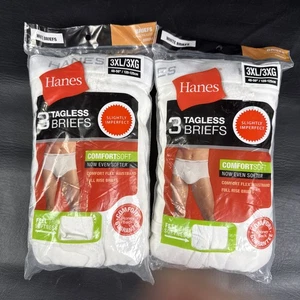 Hanes Comfort Soft Flex Fit Tagless Full Rise Briefs 2 Packs Of 3 Count 3XL 2014 - Picture 1 of 3