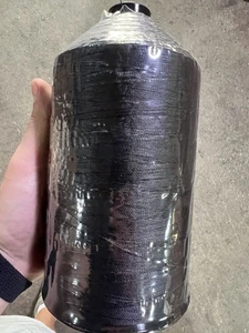 Black Nylon Thread 32 Oz Made in USA by A&E T210 Bonded Nylon - Picture 1 of 2