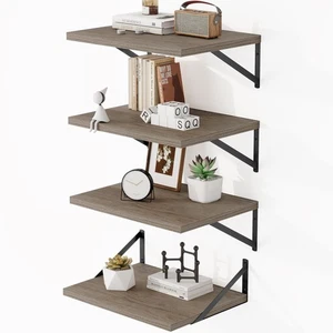 Scaffali Galleggianti Profondi 12 Pollici per Parete, 16W x 12D Larghi Scaffali Galleggianti Pesanti... - Foto 1 di 7