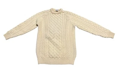 Vintage Brooks Brothers Wool Fisherman Sweater Cable Knit Men’s XS Ireland Made - Image 1 of 4