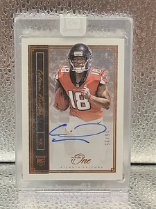 2018 Panini One - Rookie Autographs Calvin Ridley #85 Blue /25 Falcons 🔥 - Picture 1 of 2