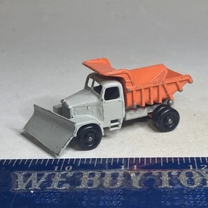 Matchbox Lesney Scammell Snow Plow Plough Light Gray & Orange #16c Nice Paint - Picture 1 of 8