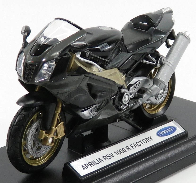 1/18 WELLY - APRILIA - RSV 1000R FACTORY 2010 WE12807-AP19660PW - Immagine 1 di 1