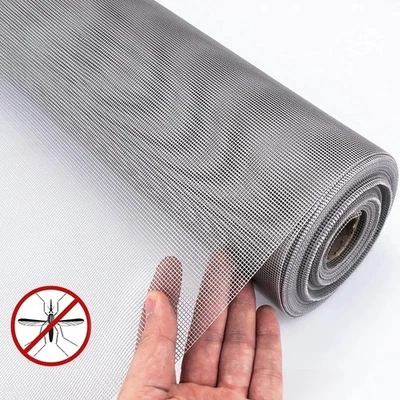 HDPE Mosquito Insect Screen Mesh Roll Cuttable Fly Bug Net DIY Window Door Guard - Image 1 of 4