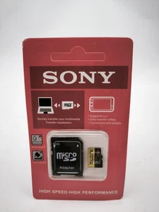 SONY 512GB Micro SD Card With Micro SD Adapter High Speed Class 10 - Picture 1 of 2