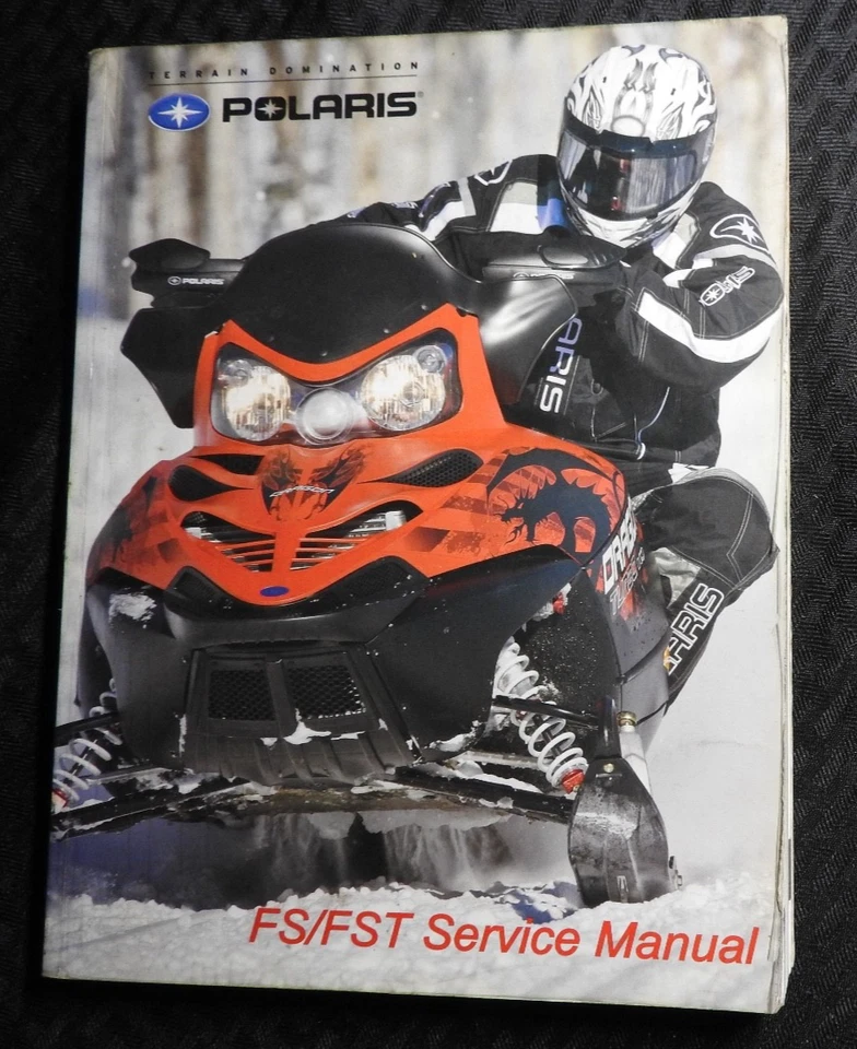 2006-2010 Polaris FS FST Iq Classic Touring Bicolor Nieve Servicio Manual - Imagen 1 de 4