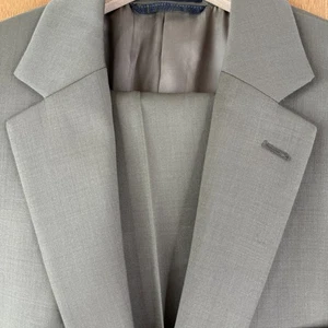 Lauren Ralph Lauren Suit Mens 40R Taupe Tan Brown 2 Button 100% Wool Pants 38x32 - Picture 1 of 21