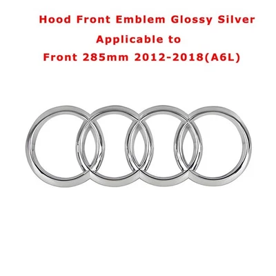 High Stability Hood Front & Rear Trunk Emblem Badge Sticker fit for Audi A4L/A6L - Image 1 of 4