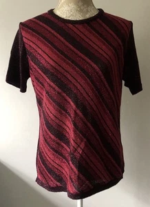 Style by Edinburgh Woollen Mill Metallic Knitted Top UK M 14-16 - Picture 1 of 24