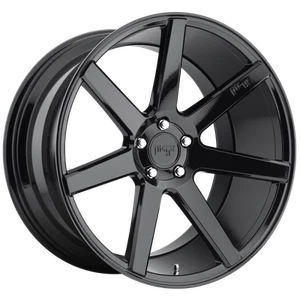 18x8 Niche M168 VERONA GLOSS BLACK Wheel 5x115 (40mm) - Picture 1 of 5