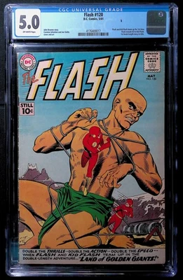 The Flash #120 (1961) CGC 5.0 Cover Artist: Carmine Infantino - Image 1 of 3