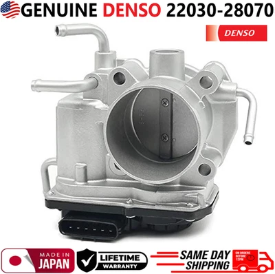 GENUINE DENSO Throttle Body For 2006-2010 Toyota Camry Corolla RAV4, 22030-28070 - Image 1 of 4