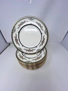 Minton Stanwood Gold Trim Dinner  Plate 10 3/4” England EUC!!!! Inv#23 - Picture 1 of 14
