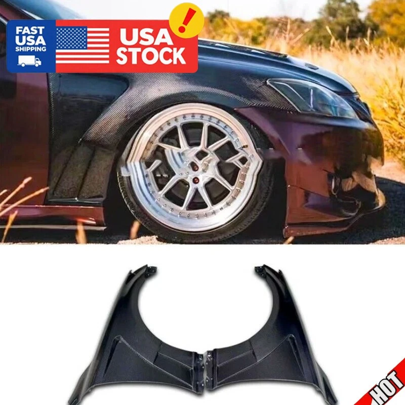 Carbon Exterior Side Front Fenders Vent For 2006-2012 Lexus is250 is300 upgraded Foto 1 de 4