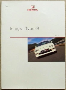 HONDA INTEGRA TYPE R Car Sales Brochure March 1999 #CARM 0053/3.99/NX - Picture 1 of 4
