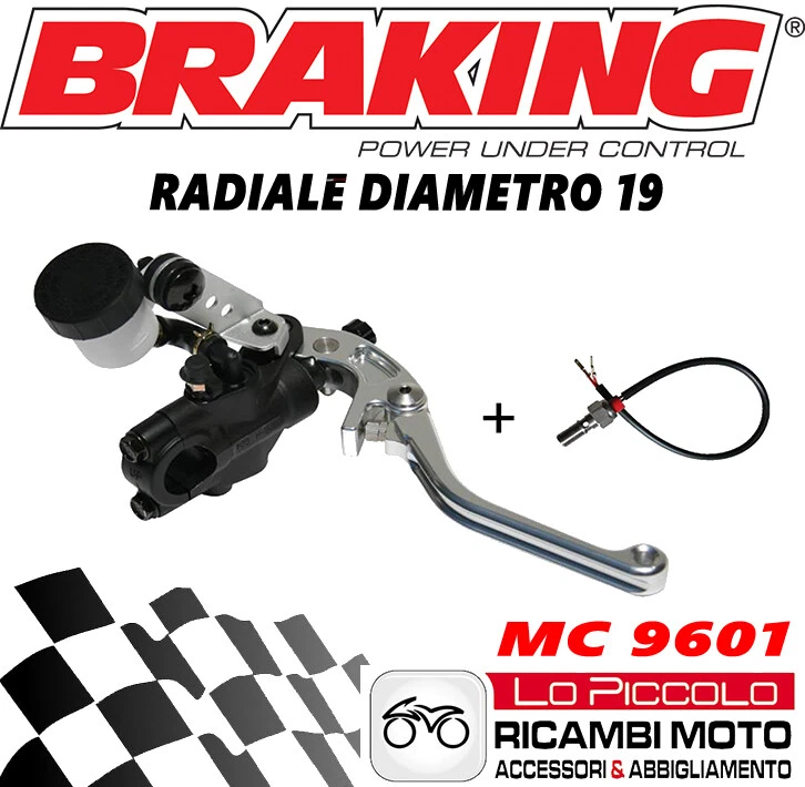 DUCATI PANIGALE 1199 MC9601 POMPA FRENO BRAKING RADIALE COMPLETA Foto 1 de 1