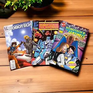 Eternity Comics Robotech II The Sentinels #11 The Untold Story #1 & Robotech #2 - Picture 1 of 11