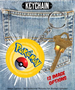 Pokemon Character - Keychain - Choose From 12 Designs - Picture 1 of 15
