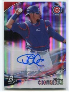 2016 Bowman Platinum Top Prospect Autographs TPAWC Willson Contreras Rookie Auto