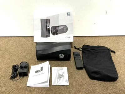Acer C250i 300-Lumen Full HD DLP Portable Projector MR.JRZ11.00B ✅❤️️✅❤️️ - Image 1 of 4