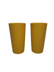 Juego De Colección 2 Vasos Tupperware Tazas Texturizadas 873 Cocina Retro HECHO EN EE. UU. - Imagen 1 de 8