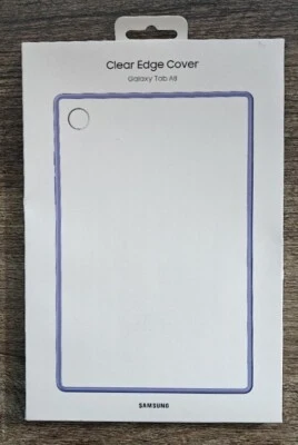 Samsung Galaxy Tab A8 10.5 inch Clear Edge Cover - Lavender - Image 1 of 4