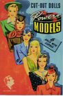 VINTAGE UNCUT 1942 POWERS MODELS PAPER DOLLS~BEAUTIFUL REPRODUCTION~FABULOUS!