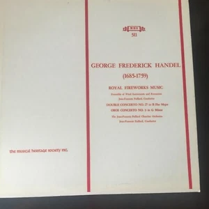 George Frederick Handel Royal Fireworks and more Musical Heritage Society 511 - Picture 1 of 5